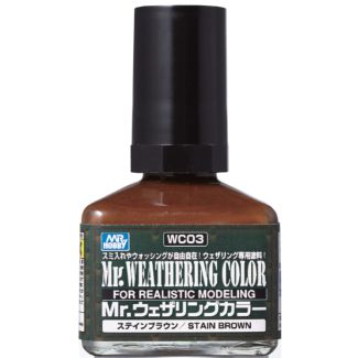 Mr Weathering Color Stain Brown (40ml) - WC-03
