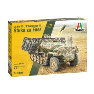 Italeri 7080 Sd.kfz.251/1 "Stuka Zu Fuss" 1:72 Plastic Model Kit