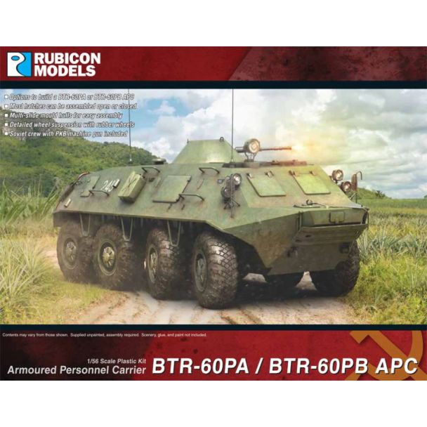 Rubicon Models 1/56 Soviet BTR-60PA / BRT-60PB APC - 280122