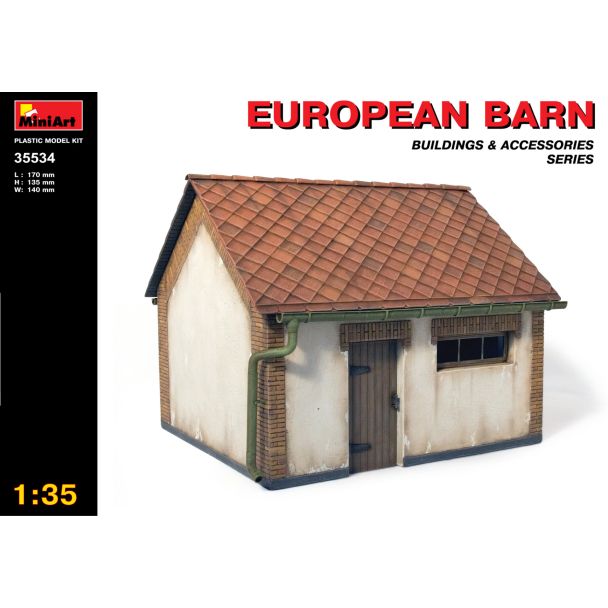 Miniart 1/35 European Barn # 35534