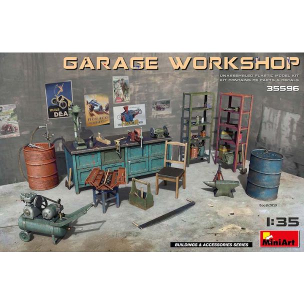 Miniart 1/35 Garage Workshop # 35596