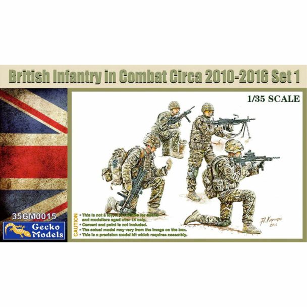 Gecko Models 1/35 British Infantry In Combat Circa 2010-2016 - 35GM0015
