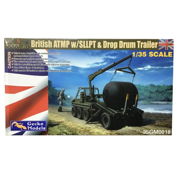 Gecko Models 1/35 British ATMP W/SLLPT & Drop Drum Trailer - 35GM0018