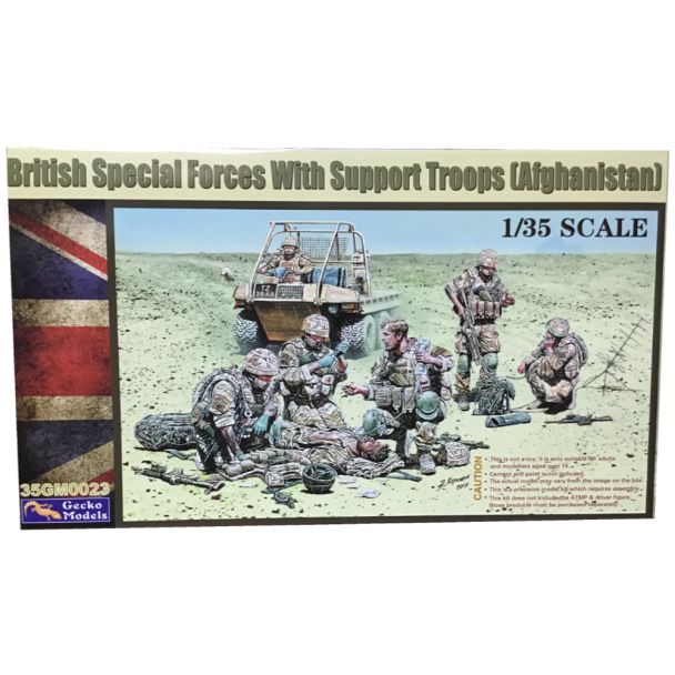 Gecko Models 1/35 British Special Forces With Support Troops (Afghanistan) - 35GM0023