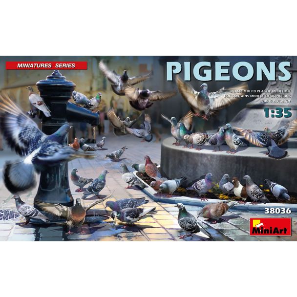 Miniart 1/35 Pigeons # 38036