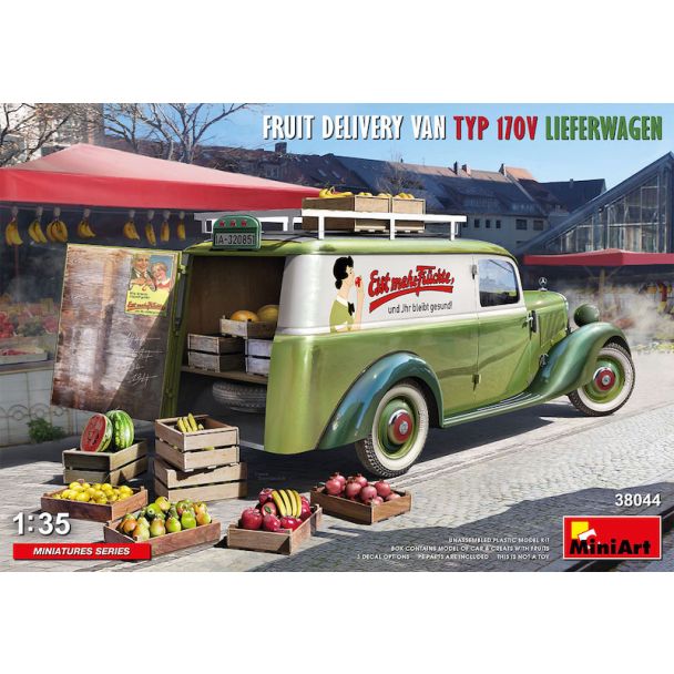 Miniart 1/35 Fruit Delivery Van Typ 170V Lieferwagen # 38044