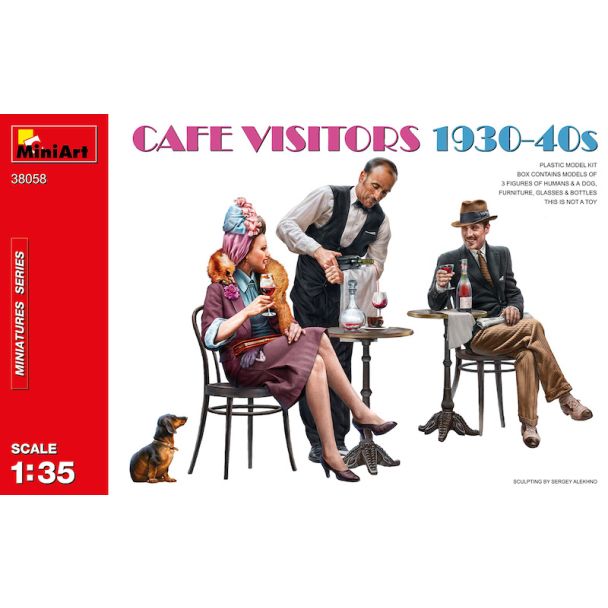 Miniart 1:35 - Cafe Vistiors 1930's-40's - 38058