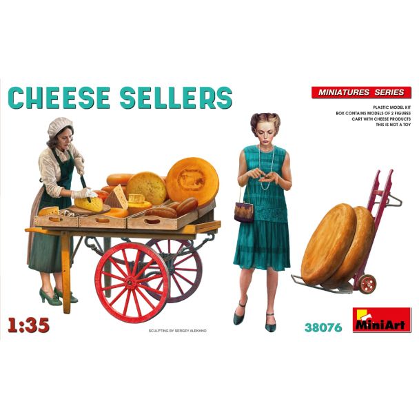 Miniart 1/35 1:35 - Cheese Sellers #38076
