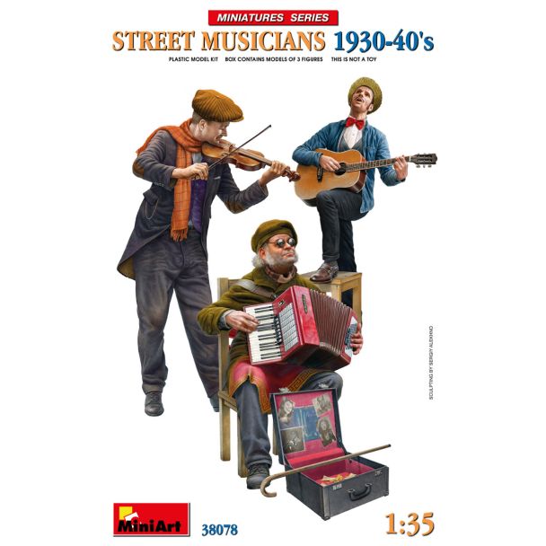 Miniart 1/35 Street Musicians 1930-40's # 38078