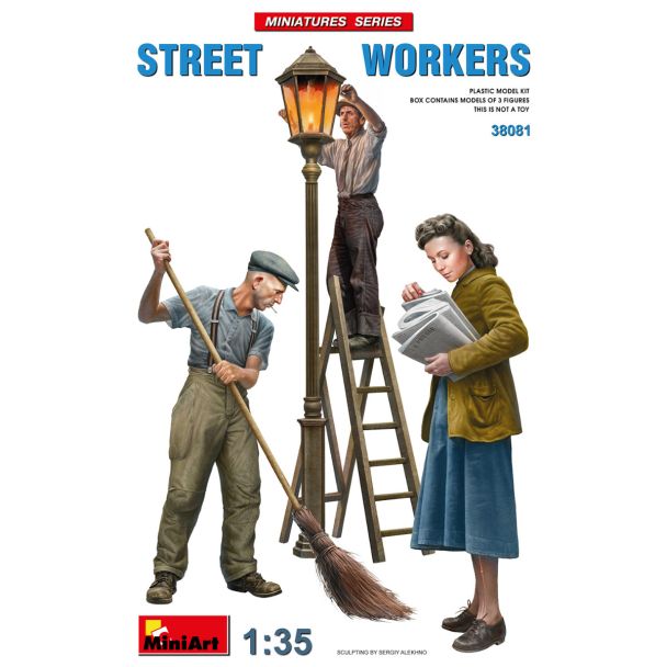 Miniart 1/35 Street Workers # 38081