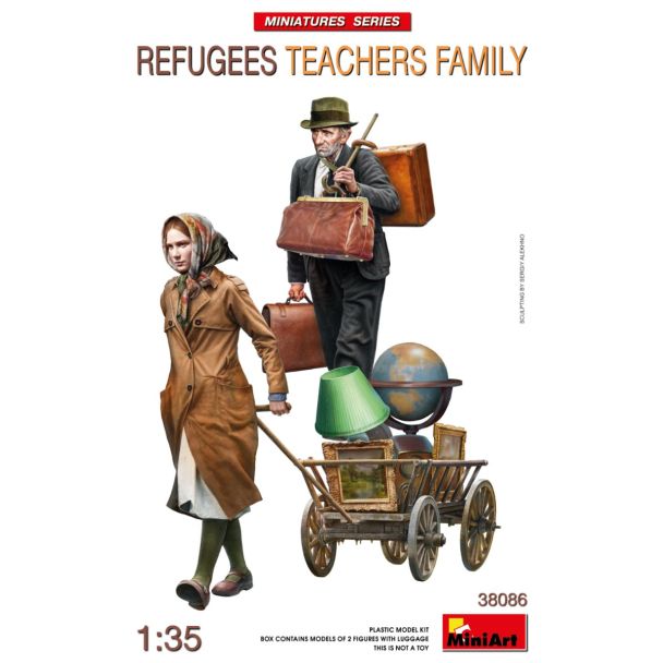 MiniArt 1/35 Refugees, Teachers Family - 38086