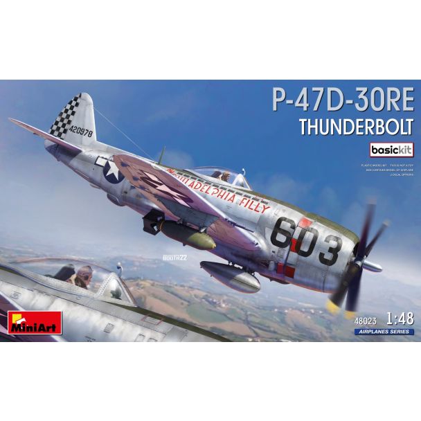 Miniart 1/48 P-47D-30RE Thunderbolt Basic Kit # 48023