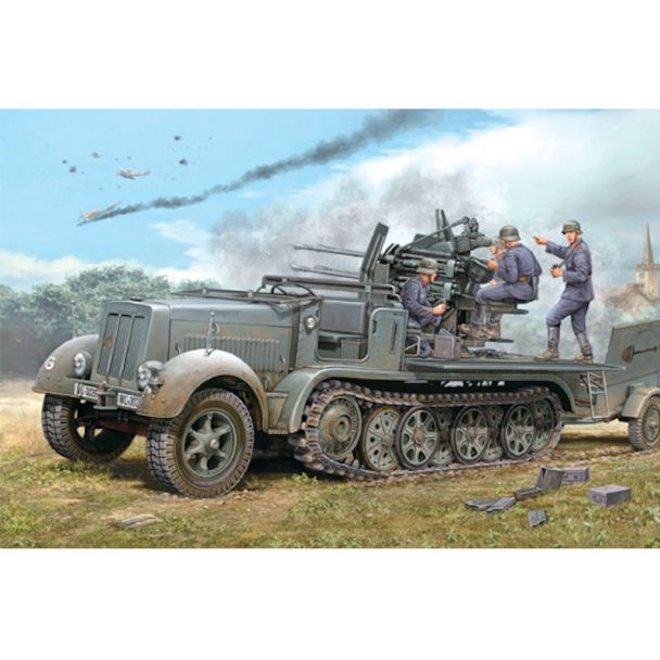Trumpeter 1/35 SdKfz 7/1 SP 2cm FlaK38 (Early) - 01523