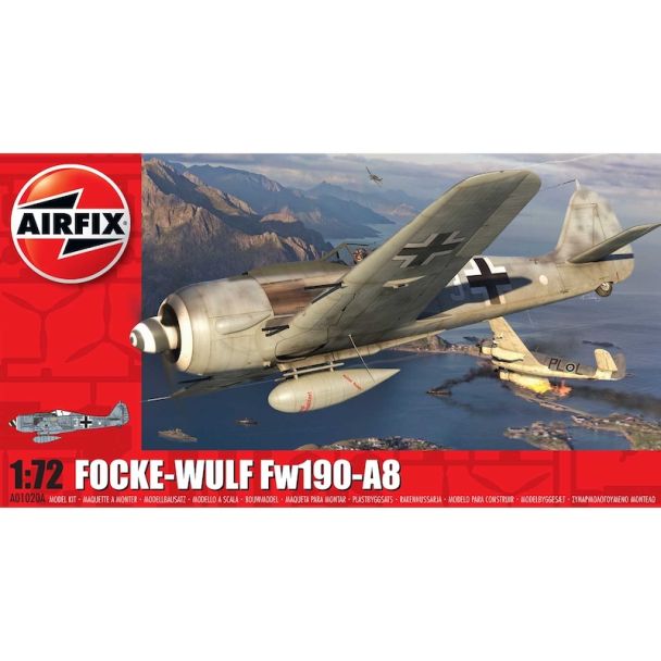 Airfix A01020A Focke Wulf Fw190A-8 1:72 Model Aircraft Kit