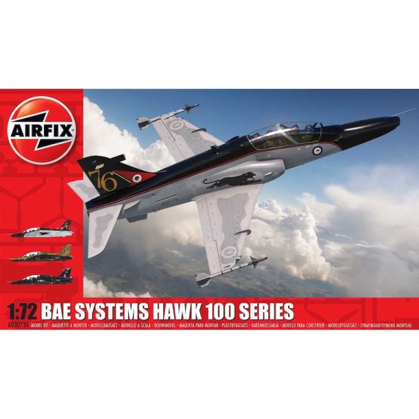 Airfix BAE Hawk 100 Series 1:72 Plastic Model Kit - A03073A