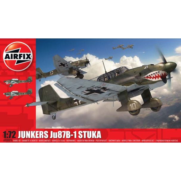 Airfix A03087A Junkers Ju87 B-1 Stuka 1:72 Plastic Model Kit