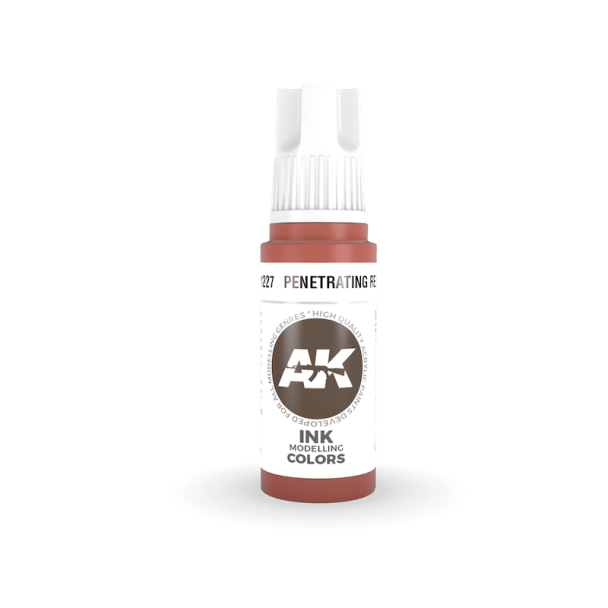 Penetrating Red INK 17ml 3rd Gen Acrylics AK Interactive - AK11227