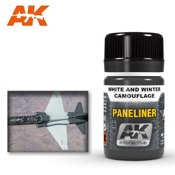 Paneliner For White And Winter Camouflage 35Ml 35ml AK Interactive - AK2074