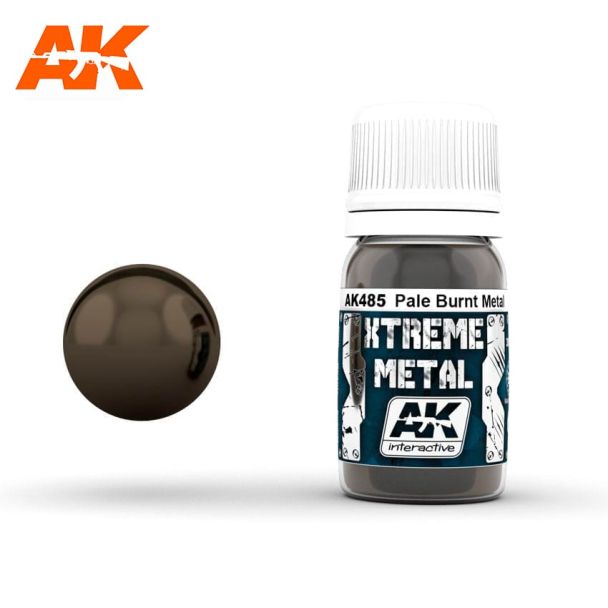 Xtreme Metal Pale Burnt Metal AK Interactive - AK485