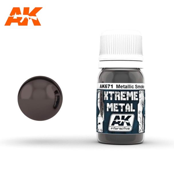 Xtreme Metal Smoke Metallic AK Interactive - AK671