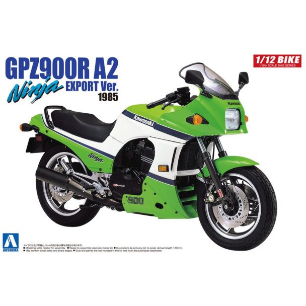 Aoshima 05397 1/12 Kawasaki GPZ900R Ninja A2 - Plastic Bike Kit