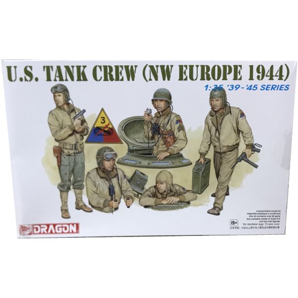 Dragon 1/35 U.S Tank Crew (NW Europe 1944) - 6054