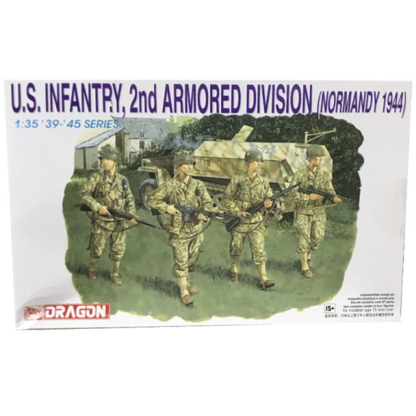 Dragon 1/35 U.S. Infantry, 2nd Armored Division (Normandy 1944) - 6120