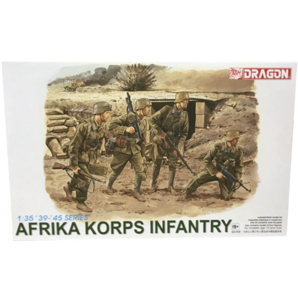 Dragon 1/35 Afrika Korps Infantry (1939-1945) - 6138