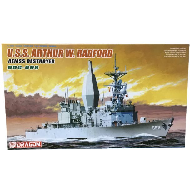 Dragon 1/700 U.S.S. Arthur W. Radford Aemss Destroyer DDG-968 - 7031