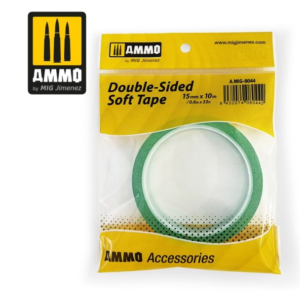 Double Sided Soft Tape 15mm x 10m Ammo By Mig - MIG8044