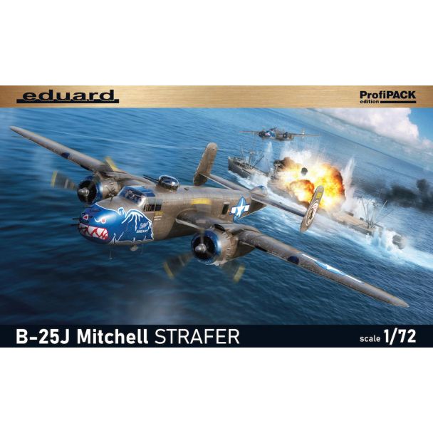 Eduard 1/72 B-25J Mitchell Strafer ProfiPack Edition - 7012