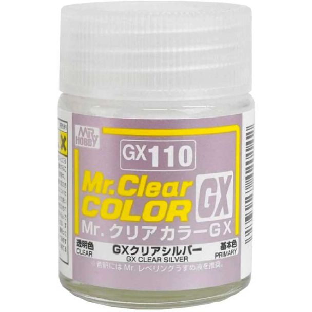 Mr Clear Color Clear Silver - Mr Hobby - GX-110