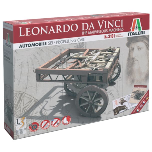 Italeri Leonardo Da Vinci Self Prop Cart Kit - 3101