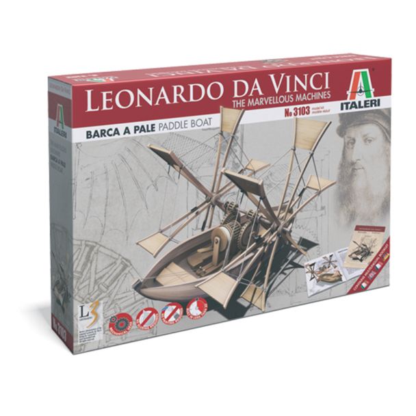 Italeri Leonardo Da Vinci Paddle Boat Kit - 3103