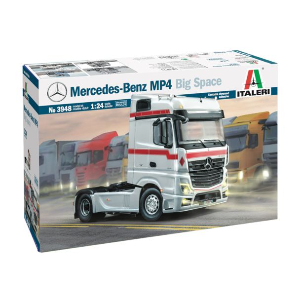 Italeri 1/24 Merc Benz Mp4 Big Space Truck Kit - 3948
