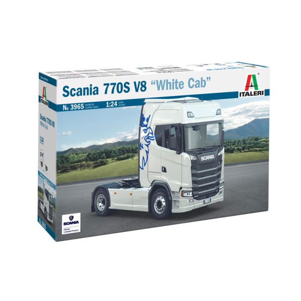 Italeri 1/24 Scania S770 V8 "White Cab" - 3965