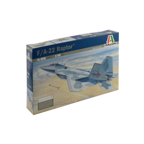 Italeri F-22 Raptor 1/48 Aircraft Kit - 850