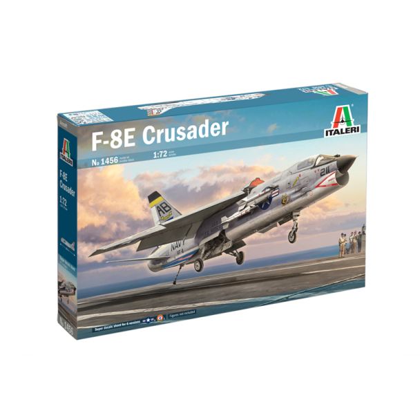 Italeri 1456 F-8E Crusader 1:72 Plastic Model Plane Kit
