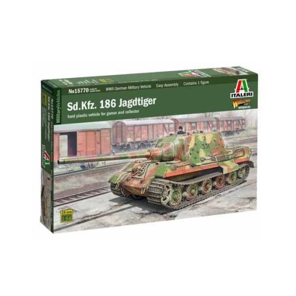 Italeri 1/56 Sd.Kfz. 186 Jagdtiger # 15770