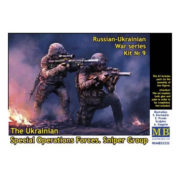 Masterbox 1/35 Sniper Group, Kit No. 5 (RU-UKR War) # 35235