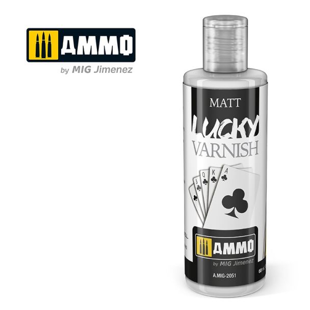 Matt Lucky Varnish 60ml Ammo By Mig - MIG2051