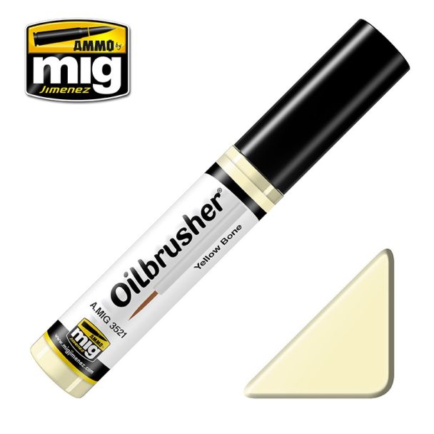 Yellow Bone Oilbrusher Ammo By Mig - MIG3521