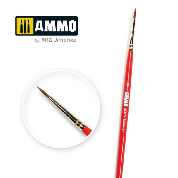 2 Ammo Marta Kolinsky Premium Brush Ammo By Mig - MIG8714