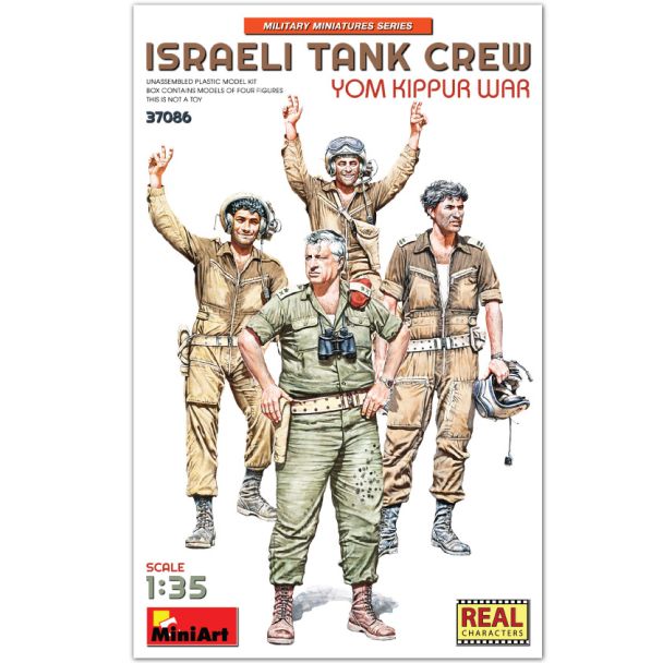 Miniart 1/35 Israeli Tank Crew - Yom Kippur War # 37086