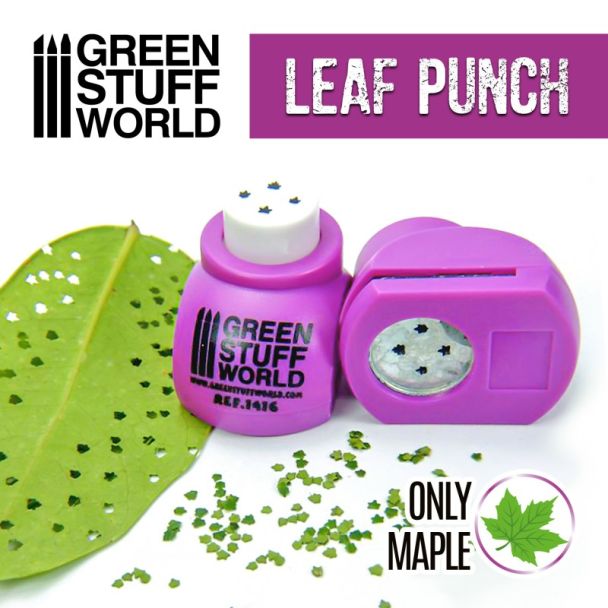 Miniature Leaf Punch MEDIUM PURPLE - GSW-1416