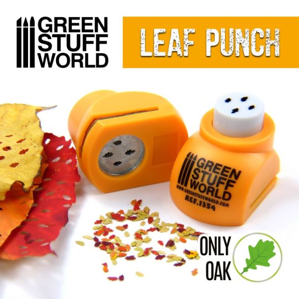 Miniature Leaf Punch ORANGE - GSW-1354