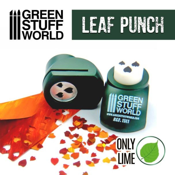 Miniature Leaf Punch DARK GREEN - GSW-1311