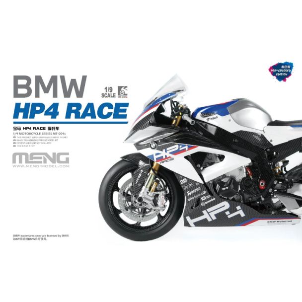 Meng 1/9 BMW HP4 Race Pre-coloured - MT-004S