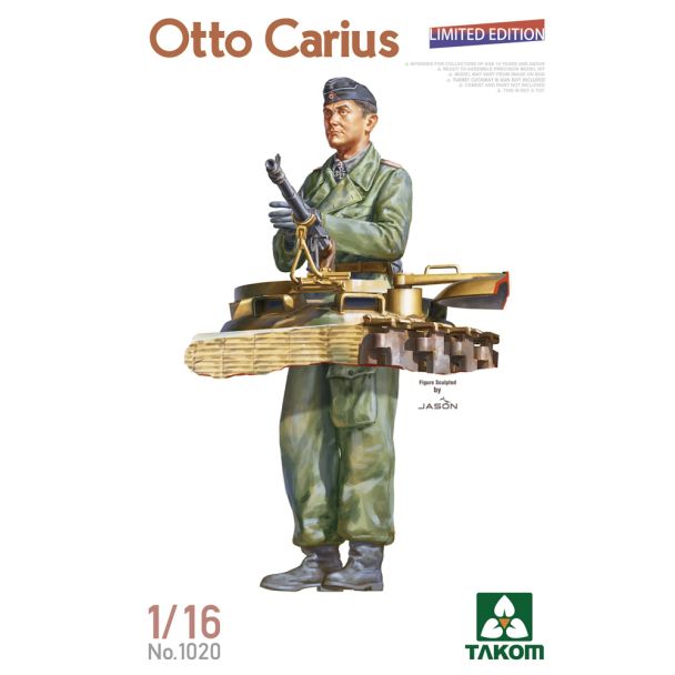 Takom 1/16 Otto Carius WWII German Tank Ace Limited Edition - 1020