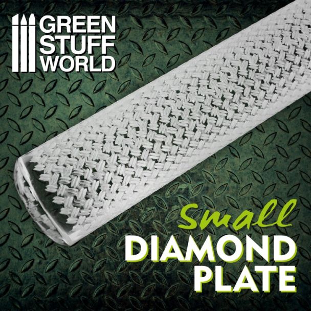 Diamond plate rolling pin - SMALL - Green Stuff World